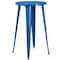 Flash Furniture Round 24" W, 24" L, 41" H, Metal, Blue CH-51080BH-4-30VRT-BL-GG - alternate 3