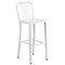 Flash Furniture Round 24" W, 24" L, 41" H, Metal, White CH-51080BH-4-30VRT-WH-GG - alternate 5