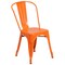 Flash Furniture Round 24" W, 24" L, 29" H, Metal, Orange CH-51080TH-2-18CAFE-OR-GG - alternate 5