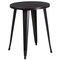 Flash Furniture Round 24" W, 24" L, 29" H, Metal, Gold CH-51080TH-2-18VRT-BQ-GG - alternate 4
