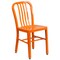 Flash Furniture Round 24" W, 24" L, 29" H, Metal, Orange CH-51080TH-2-18VRT-OR-GG - alternate 5
