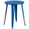Flash Furniture Round 24" W, 24" L, 29" H, Metal, Blue CH-51080TH-4-18ARM-BL-GG - alternate 3