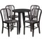 Flash Furniture Round 24" W, 24" L, 29" H, Metal, Gold CH-51080TH-4-18VRT-BQ-GG - alternate 4