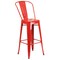 Flash Furniture Round 30" W, 30" L, 41" H, Metal, Red CH-51090BH-2-30CAFE-RED-GG - alternate 4