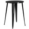 Flash Furniture Round 30" W, 30" L, 41" H, Metal, Black CH-51090BH-2-30VRT-BK-GG - alternate 3