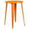 Flash Furniture Round 30" W, 30" L, 41" H, Metal, Orange CH-51090BH-2-30VRT-OR-GG - alternate 2