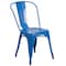 Flash Furniture Round 30" W, 30" L, 29.5" H, Metal Top, Blue CH-51090TH-2-18CAFE-BL-GG - alternate 5