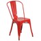Flash Furniture Round 30" W, 30" L, 29.5" H, Metal Top, Red CH-51090TH-2-18CAFE-RED-GG - alternate 5