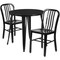Flash Furniture Black Metal Set, 30RD CH-51090TH-2-18VRT-BK-GG - alternate 3