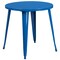 Flash Furniture Round 30" W, 30" L, 29.5" H, Metal Top, Blue CH-51090TH-2-18VRT-BL-GG - alternate 2