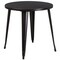 Flash Furniture Round 30" W, 30" L, 29.5" H, Metal Top, Gold CH-51090TH-2-18VRT-BQ-GG - alternate 4