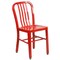 Flash Furniture Round 30" W, 30" L, 29.5" H, Metal Top, Red CH-51090TH-2-18VRT-RED-GG - alternate 5