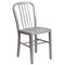 Flash Furniture Round 30" W, 30" L, 29.5" H, Metal Top, Grey CH-51090TH-2-18VRT-SIL-GG - alternate 5