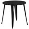 Flash Furniture Black Metal Set, 30RD CH-51090TH-4-18ARM-BK-GG - alternate 4