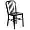 Flash Furniture Black Metal Set, 30RD CH-51090TH-4-18VRT-BK-GG - alternate 5