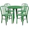 Flash Furniture Green Metal Set, 30RD CH-51090TH-4-18VRT-GN-GG - alternate 4