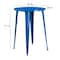 Flash Furniture Round 30" L, 30" W, 41" H, Metal Top, Blue CH-51090-40-BL-GG - alternate 3