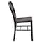 Flash Furniture Gael Commercial Grade Black-Antique Gold Metal Indoor-Outdoor Chair CH-61200-18-BQ-GG - alternate 9