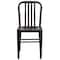 Flash Furniture Gael Commercial Grade Black-Antique Gold Metal Indoor-Outdoor Chair CH-61200-18-BQ-GG - alternate 10