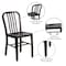 Flash Furniture Gael Commercial Grade Black-Antique Gold Metal Indoor-Outdoor Chair CH-61200-18-BQ-GG - alternate 4