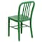 Flash Furniture Gael Commercial Grade Green Metal Indoor-Outdoor Chair CH-61200-18-GN-GG - alternate 5