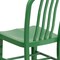 Flash Furniture Gael Commercial Grade Green Metal Indoor-Outdoor Chair CH-61200-18-GN-GG - alternate 2