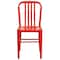 Flash Furniture Gael Commercial Grade Red Metal Indoor-Outdoor Chair CH-61200-18-RED-GG - alternate 10