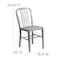 Flash Furniture Gael Commercial Grade Silver Metal Indoor-Outdoor Chair CH-61200-18-SIL-GG - alternate 9