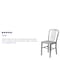 Flash Furniture Gael Commercial Grade Silver Metal Indoor-Outdoor Chair CH-61200-18-SIL-GG - alternate 4