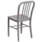Flash Furniture Gael Commercial Grade Silver Metal Indoor-Outdoor Chair CH-61200-18-SIL-GG - alternate 8