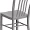Flash Furniture Gael Commercial Grade Silver Metal Indoor-Outdoor Chair CH-61200-18-SIL-GG - alternate 7