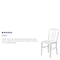 Flash Furniture Gael Commercial Grade White Metal Indoor-Outdoor Chair CH-61200-18-WH-GG - alternate 3