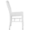 Flash Furniture Gael Commercial Grade White Metal Indoor-Outdoor Chair CH-61200-18-WH-GG - alternate 7
