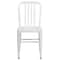 Flash Furniture Gael Commercial Grade White Metal Indoor-Outdoor Chair CH-61200-18-WH-GG - alternate 10