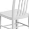 Flash Furniture Gael Commercial Grade White Metal Indoor-Outdoor Chair CH-61200-18-WH-GG - alternate 8