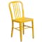 Flash Furniture Gael Commercial Grade Yellow Metal Indoor-Outdoor Chair CH-61200-18-YL-GG - alternate 3