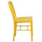 Flash Furniture Gael Commercial Grade Yellow Metal Indoor-Outdoor Chair CH-61200-18-YL-GG - alternate 6