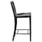 Flash Furniture 24" High Black Metal Counter Height Stool CH-61200-24-BK-GG - alternate 7