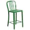Flash Furniture 24" High Green Metal Counter Height Stool CH-61200-24-GN-GG - alternate 4
