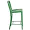 Flash Furniture 24" High Green Metal Counter Height Stool CH-61200-24-GN-GG - alternate 6