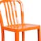 Flash Furniture 24" High Orange Metal Counter Height Stool CH-61200-24-OR-GG - alternate 7