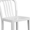 Flash Furniture 24" High White Metal Counter Height Stool CH-61200-24-WH-GG - alternate 9