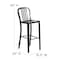 Flash Furniture 30" High Black Metal Barstool with Slat Back CH-61200-30-BK-GG - alternate 5