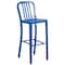 Flash Furniture 30" High Blue Metal Barstool with Slat Back CH-61200-30-BL-GG - alternate 3