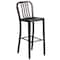 Flash Furniture 30" High Black-Gold Metal Barstool with Slat Back CH-61200-30-BQ-GG - alternate 9