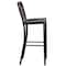 Flash Furniture 30" High Black-Gold Metal Barstool with Slat Back CH-61200-30-BQ-GG - alternate 7