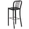 Flash Furniture 30" High Black-Gold Metal Barstool with Slat Back CH-61200-30-BQ-GG - alternate 8