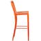 Flash Furniture 30" High Orange Metal Barstool with Slat Back CH-61200-30-OR-GG - alternate 9
