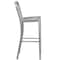 Flash Furniture 30" High Silver Metal Barstool with Slat Back CH-61200-30-SIL-GG - alternate 4