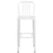 Flash Furniture 30" High White Metal Barstool with Slat Back CH-61200-30-WH-GG - alternate 10